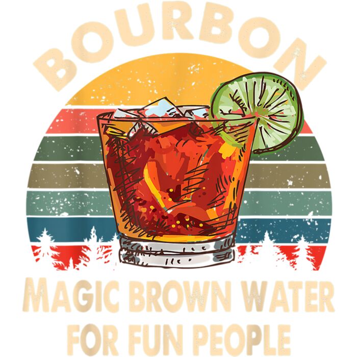Bourbon Definition Magic Brown Water Retro Vintage Bourbon T Shirt Thumbnail