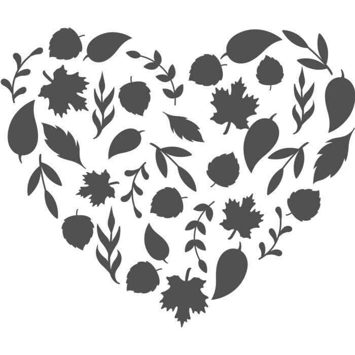 Autumn Leaves Heart Thumbnail