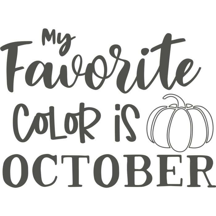 My favorite color is October Thumbnail