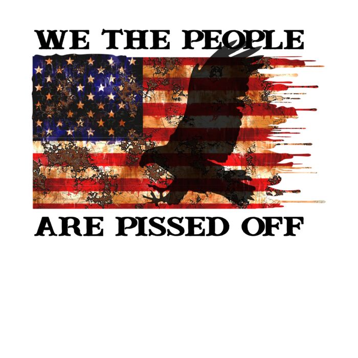 We The People Distressed Flag Thumbnail