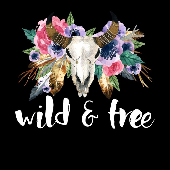 WILD AND FREE BOHO SKULL Thumbnail
