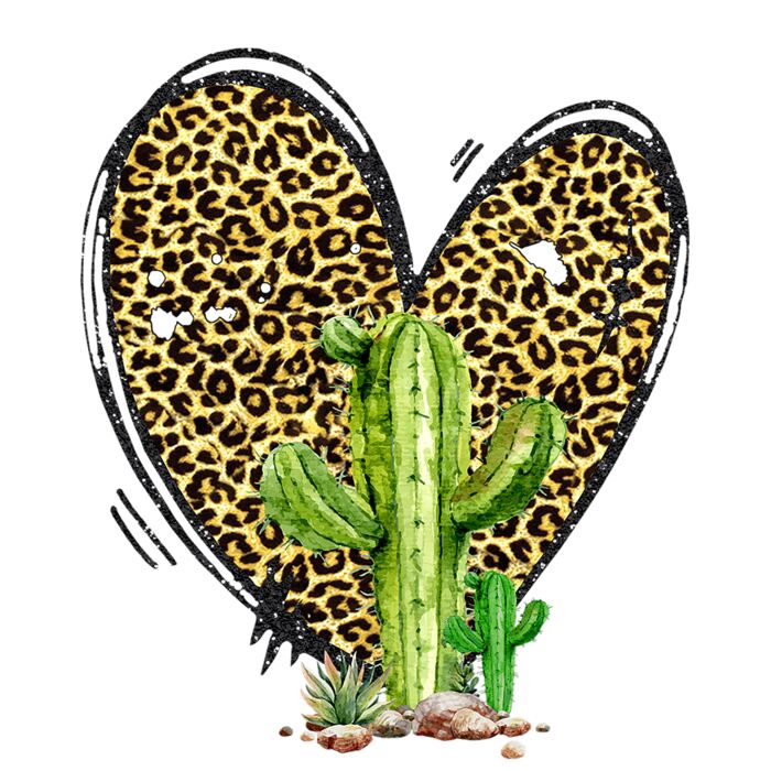 DISTRESSED LEOPARD CACTUS HEART Thumbnail