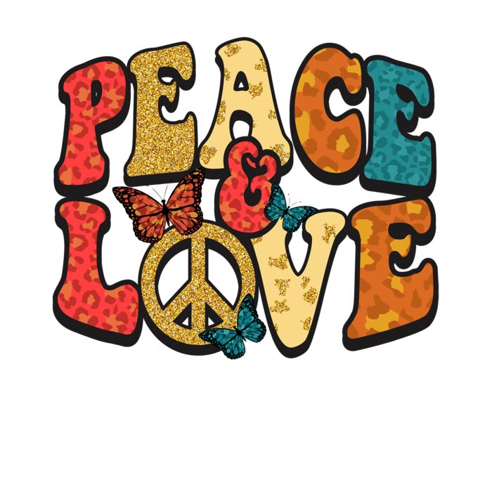 Peace and Love butterfly Thumbnail