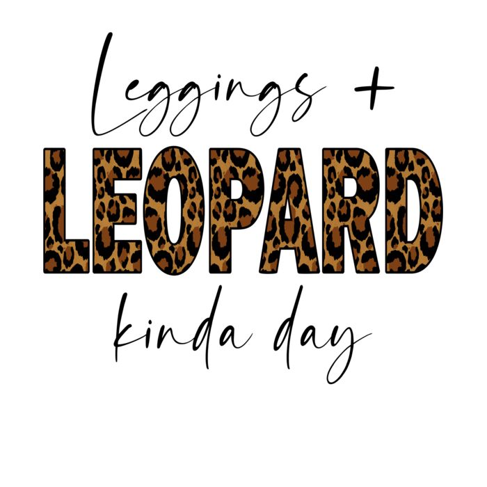 Leggings and Leopard Kinda day Thumbnail