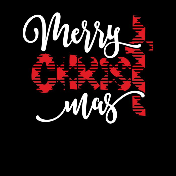 MERRY CHRISTMAS BUFFALO PLAID CROSS Thumbnail