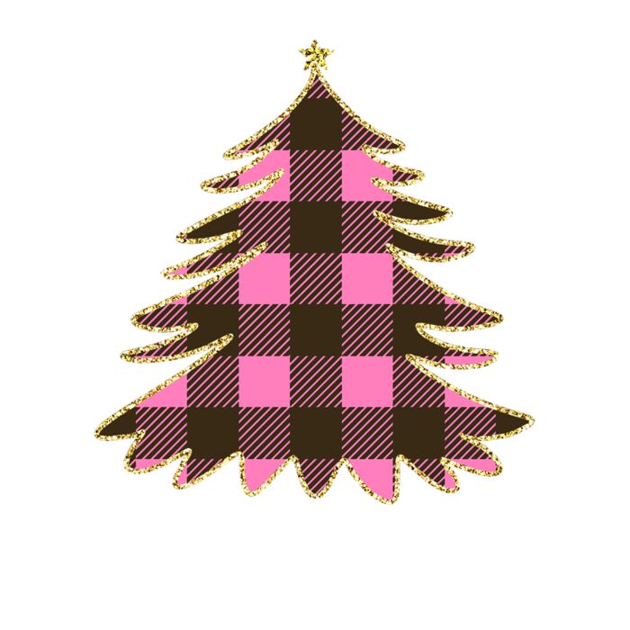 PLAID PINK TREE  TIE DYE Thumbnail
