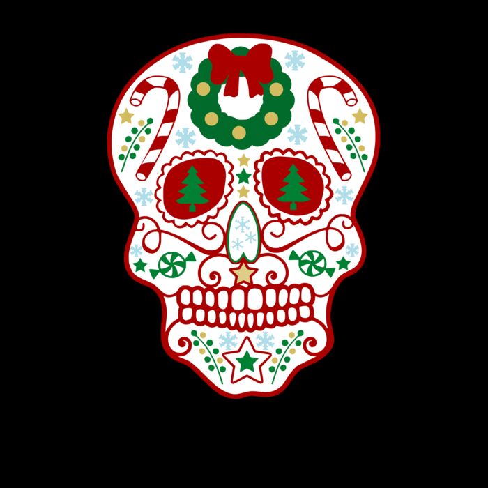 Christmas Sugar skull Thumbnail