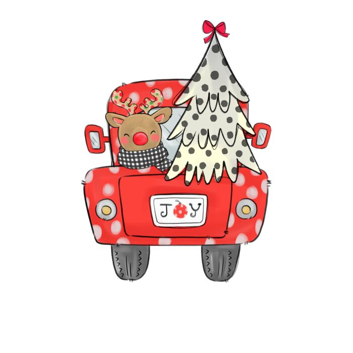 JOY CHRISTMAS TRUCK Thumbnail