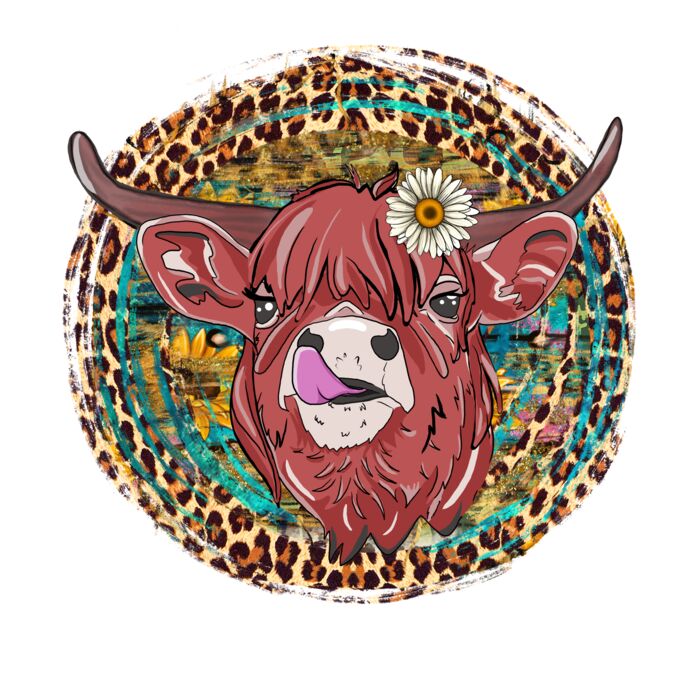 Highland Cow Leopard Thumbnail