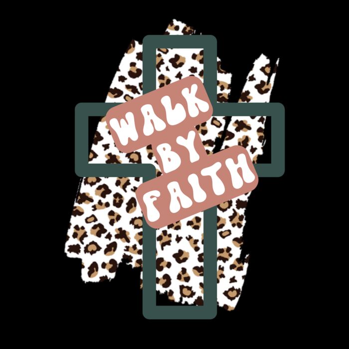 WALK BY FAITH  LEOPARD CROSS Thumbnail