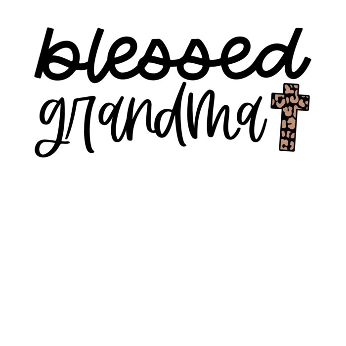BLESSED GRANDMA Leopard Cross Thumbnail