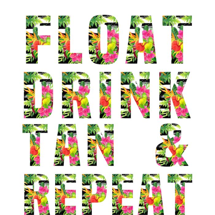 Float Drink Tan and Repeat Tropical Thumbnail