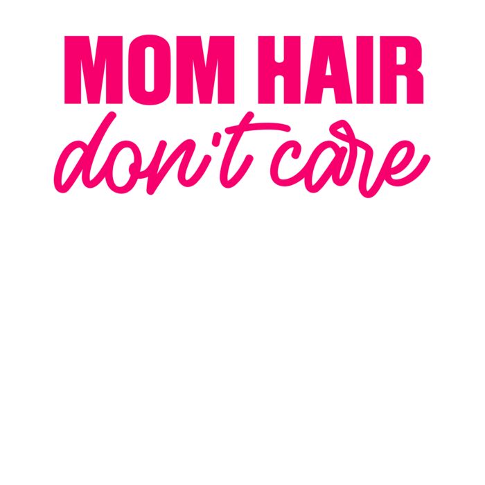 mom hair dont care hat grey Thumbnail