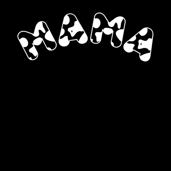 MAMA COWPRINT HAT BLACK Thumbnail