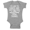 Infant Baby Rib Bodysuit Thumbnail