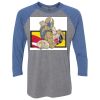 Unisex Triblend Three-Quarter Raglan T-Shirt Thumbnail