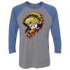 Unisex Triblend Three-Quarter Raglan T-Shirt Thumbnail