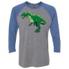 Unisex Triblend Three-Quarter Raglan T-Shirt Thumbnail