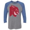 Unisex Triblend Three-Quarter Raglan T-Shirt Thumbnail