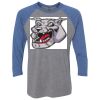 Unisex Triblend Three-Quarter Raglan T-Shirt Thumbnail