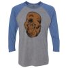 Unisex Triblend Three-Quarter Raglan T-Shirt Thumbnail