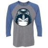 Unisex Triblend Three-Quarter Raglan T-Shirt Thumbnail