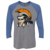 Unisex Triblend Three-Quarter Raglan T-Shirt Thumbnail