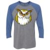 Unisex Triblend Three-Quarter Raglan T-Shirt Thumbnail