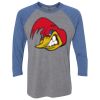 Unisex Triblend Three-Quarter Raglan T-Shirt Thumbnail