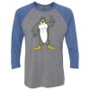 Unisex Triblend Three-Quarter Raglan T-Shirt Thumbnail