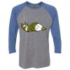 Unisex Triblend Three-Quarter Raglan T-Shirt Thumbnail