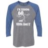 Unisex Triblend Three-Quarter Raglan T-Shirt Thumbnail