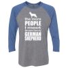 Unisex Triblend Three-Quarter Raglan T-Shirt Thumbnail