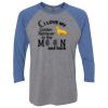 Unisex Triblend Three-Quarter Raglan T-Shirt Thumbnail