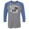 Unisex Triblend Three-Quarter Raglan T-Shirt Thumbnail