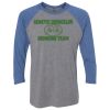 Unisex Triblend Three-Quarter Raglan T-Shirt Thumbnail