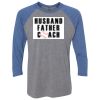 Unisex Triblend Three-Quarter Raglan T-Shirt Thumbnail