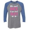 Unisex Triblend Three-Quarter Raglan T-Shirt Thumbnail