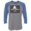 Unisex Triblend Three-Quarter Raglan T-Shirt Thumbnail