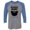 Unisex Triblend Three-Quarter Raglan T-Shirt Thumbnail