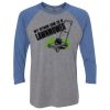 Unisex Triblend Three-Quarter Raglan T-Shirt Thumbnail