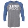 Unisex Triblend Three-Quarter Raglan T-Shirt Thumbnail