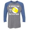 Unisex Triblend Three-Quarter Raglan T-Shirt Thumbnail