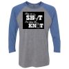 Unisex Triblend Three-Quarter Raglan T-Shirt Thumbnail