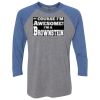 Unisex Triblend Three-Quarter Raglan T-Shirt Thumbnail