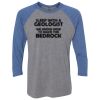 Unisex Triblend Three-Quarter Raglan T-Shirt Thumbnail