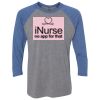 Unisex Triblend Three-Quarter Raglan T-Shirt Thumbnail