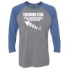 Unisex Triblend Three-Quarter Raglan T-Shirt Thumbnail