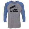 Unisex Triblend Three-Quarter Raglan T-Shirt Thumbnail