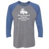 Unisex Triblend Three-Quarter Raglan T-Shirt Thumbnail